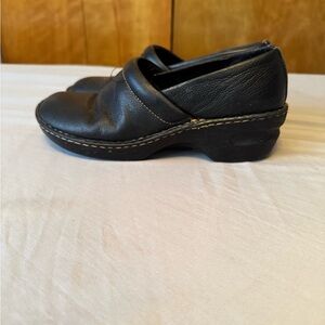 Sonoma Black Leather Mules
